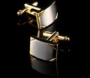 Gold and Silver Metal cufflinks