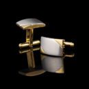 Gold and Silver Metal cufflinks