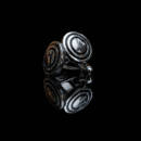 silver cufflinks