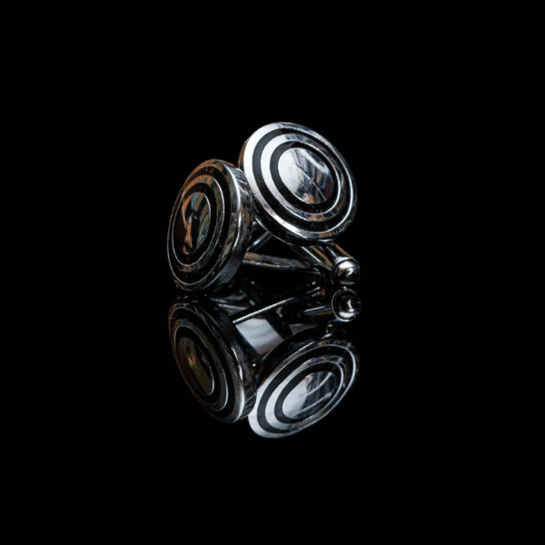 silver cufflinks