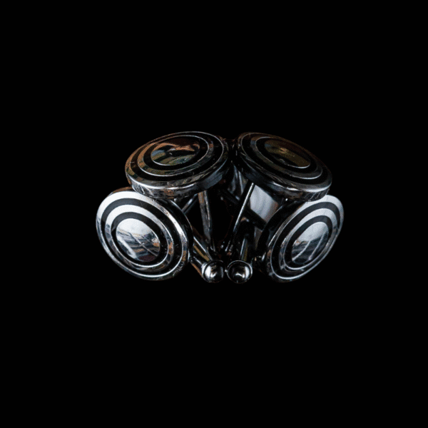silver cufflinks