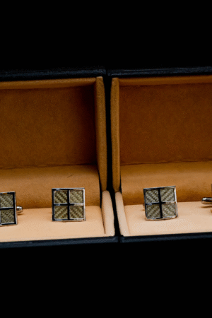 silver cufflinks