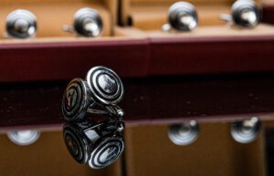 silver cufflinks