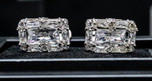 Crystal cufflinks