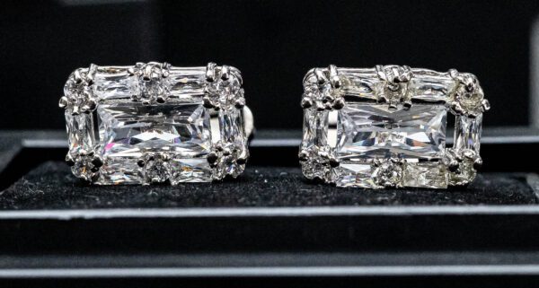 Crystal cufflinks