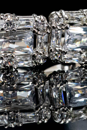 Crystal cufflinks