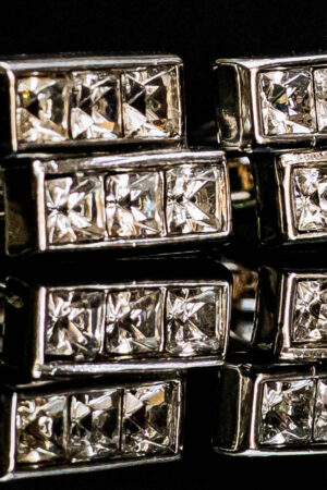 diamond cufflinks