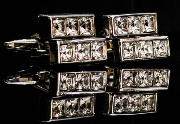 diamond cufflinks